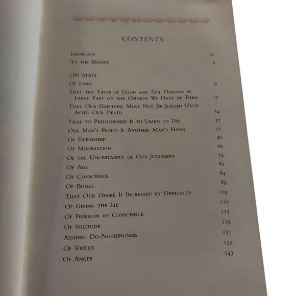 Selected Essays by Michel De Montaigne The Franklin Library Vintage 1982 - Picture 8 of 9